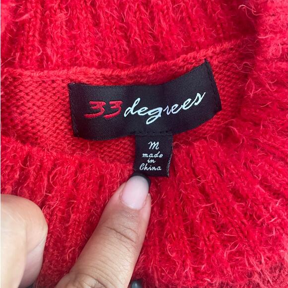 33 Degrees Flamingo Christmas Sweater - Picture 4 of 5